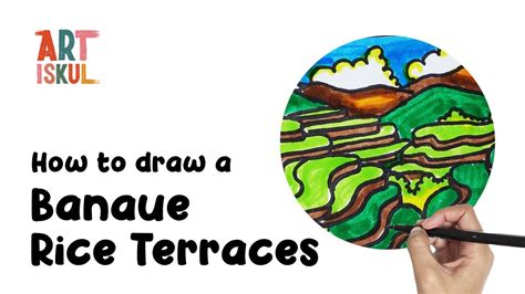 How to Draw Banaue Rice Terraces .